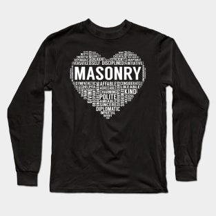 Masonry Heart Long Sleeve T-Shirt